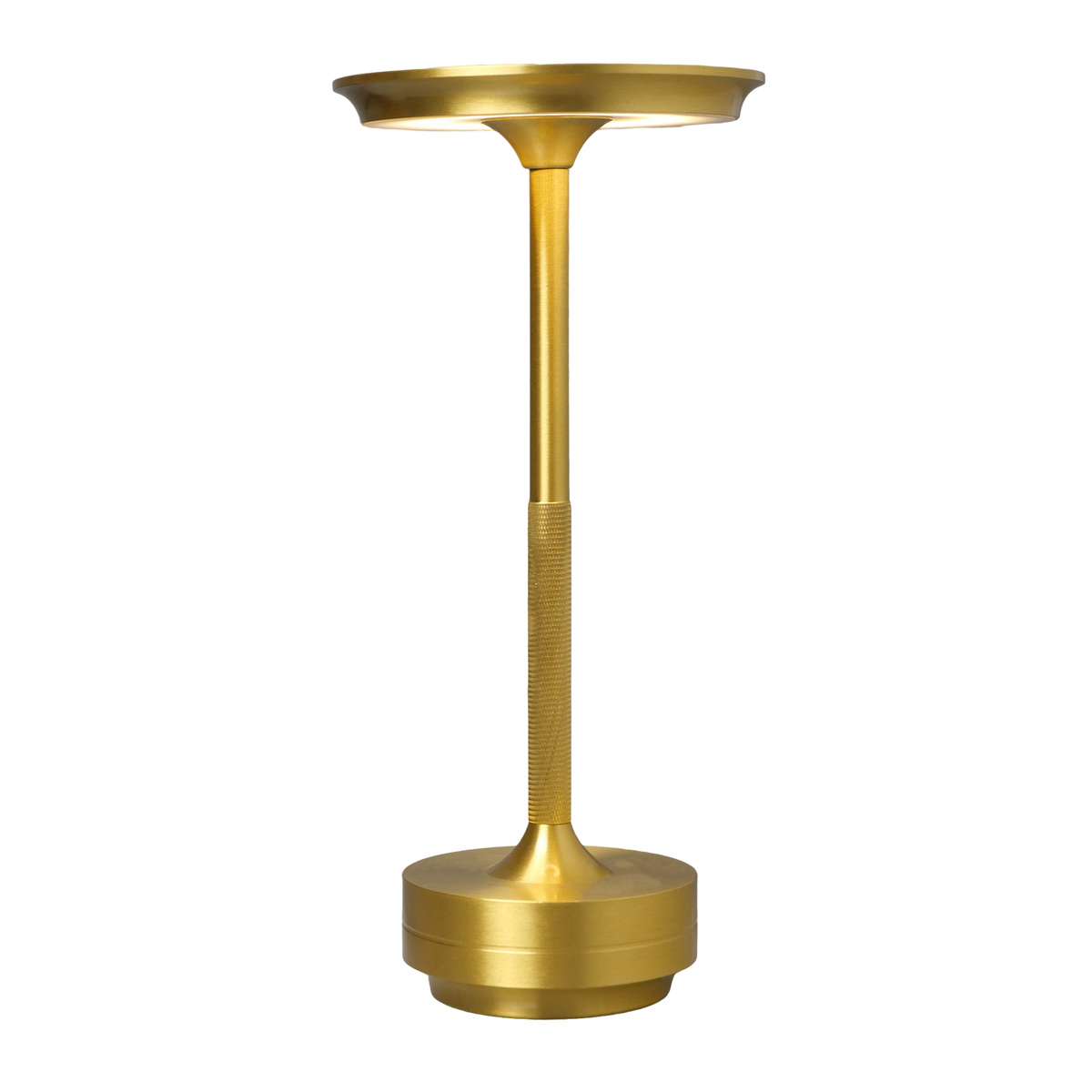 Rechargeable LED Table Lamp with Touch Dimmer & IP66 Waterproof Metal Base for Bedroom, Dining, Outdoor