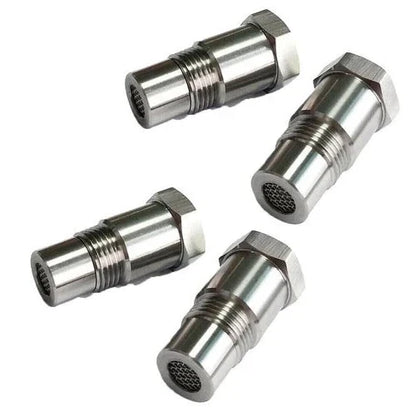 Automotive Downstream O2 Sensor Spacer with Mini Cat Converter – M18×1.5 Thread CEL Eliminator for Modified Exhaust Systems