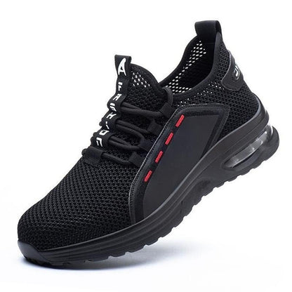 Steel Toe Work Shoes for Men & Women – Breathable Mesh Safety Sneakers with Slip-Resistant Sole & Puncture-Proof Protection for