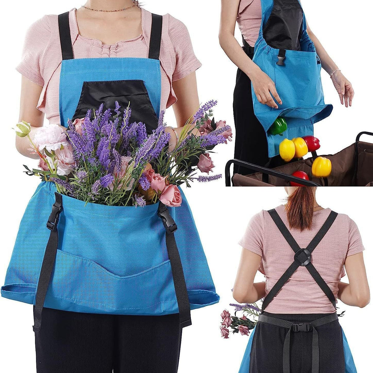 Durable Gardening Apron with Water Resistance and Tool Pockets