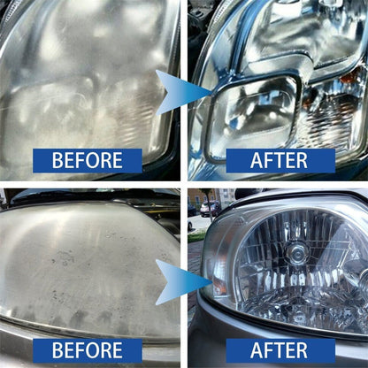 Headlight Restoration Kit – Removes Cloudiness & Yellowing for Crystal-Clear Lens Clarity on All Vehicles