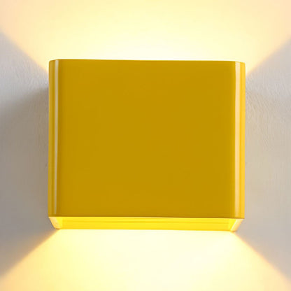 Geometric LED Sconce Aluminum Up Down Accent Light for Hallway Bedroom Living Room Indoor Modern Minimalist Wall Fixture
