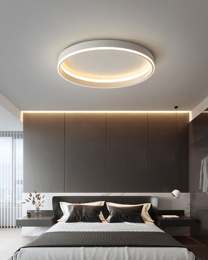 Plafonnier LED rond avec variateur sans fil pour chambres, salons et couloirs