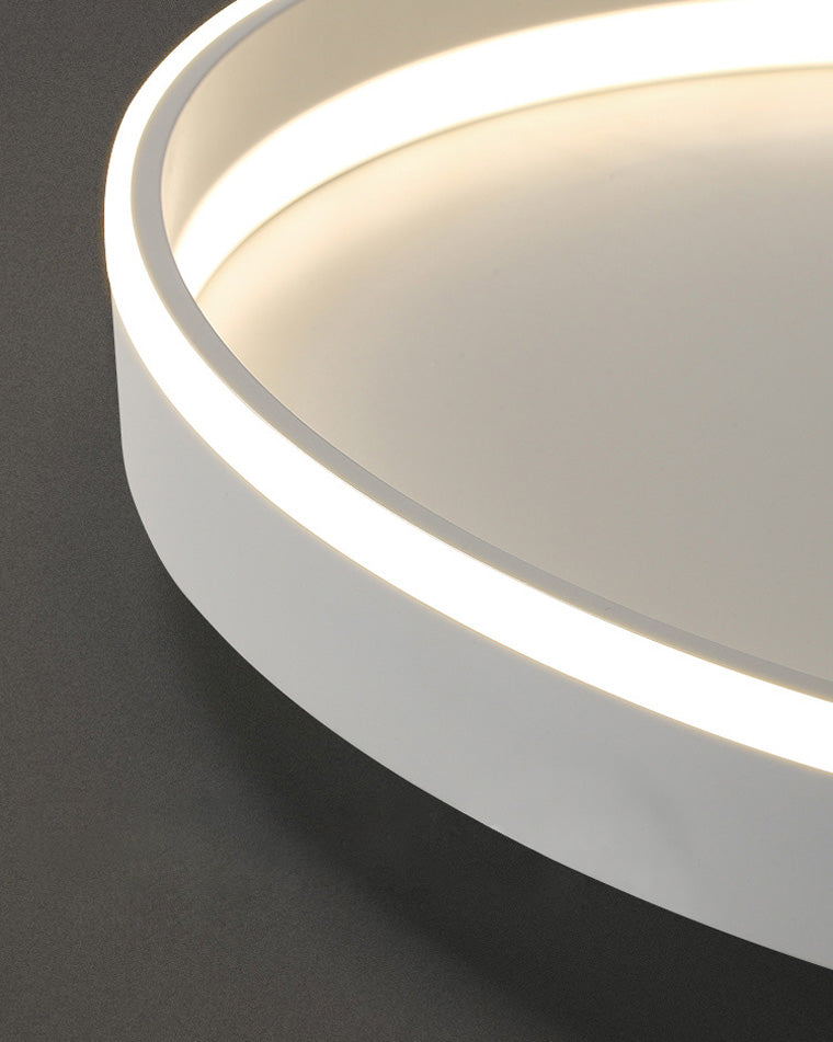 Plafonnier LED rond avec variateur sans fil pour chambres, salons et couloirs