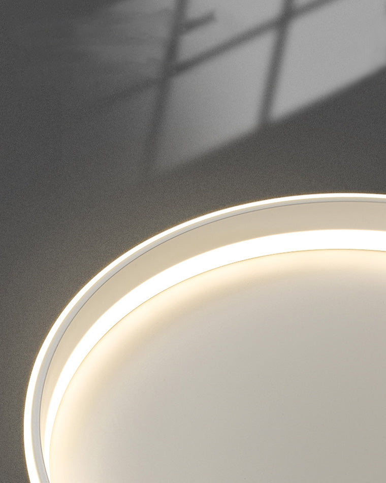 Plafonnier LED rond avec variateur sans fil pour chambres, salons et couloirs