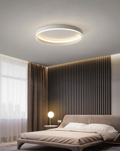 Plafonnier LED rond avec variateur sans fil pour chambres, salons et couloirs