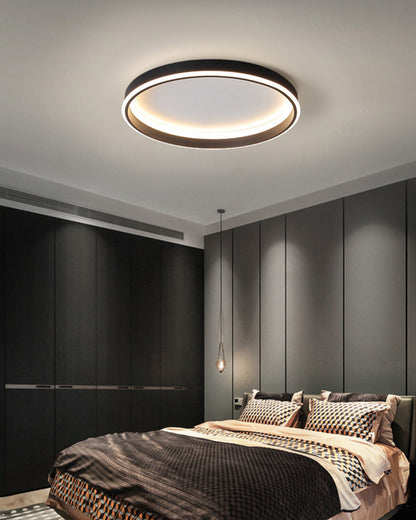 Plafonnier LED rond avec variateur sans fil pour chambres, salons et couloirs