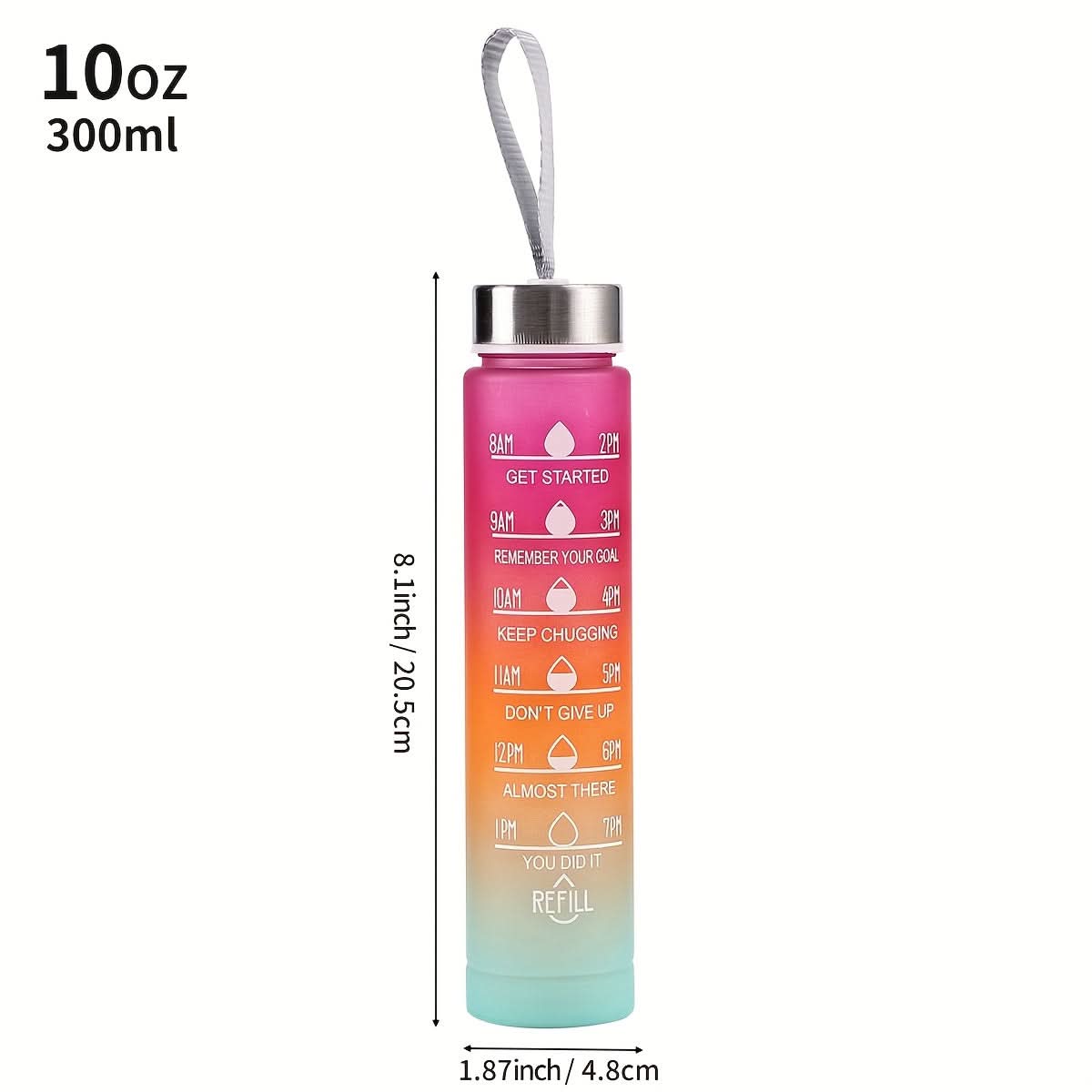 HYDRAGRAD – Gradient Water Bottle with Straw