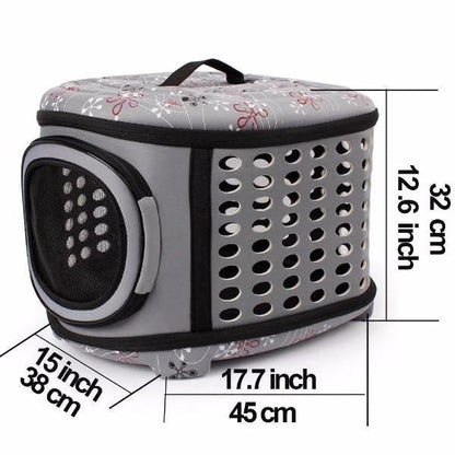 Compagnon de voyage | Grande cage de transport pour chat au design robuste et à l'intérieur confortable | Voyage en toute sécurité pour votre félin