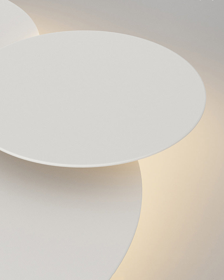 Plafonnier LED encastré 31,5 x 28 po, intensité réglable, télécommande, design moderne à disque en acrylique blanc pour chambre, salon, salle de bain 1