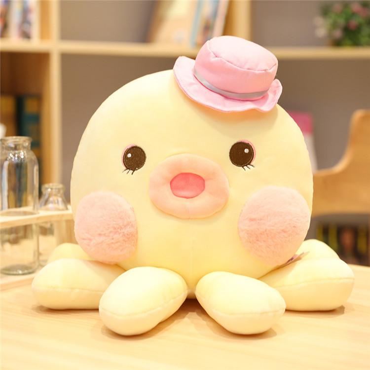 Peluche créature marine douce pour enfants et adultes – Compagnon de jeu et de réconfort moelleux – Rembourrage en coton de qualité supérieure – Lavable