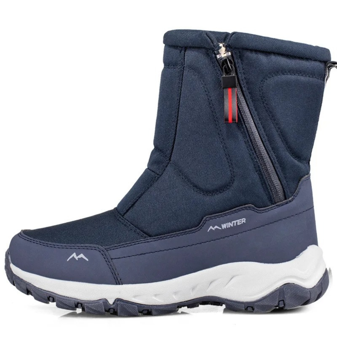 Insulated Waterproof Snow Boots for Women – Slip-Resistant Winter Footwear with Plush Lining for Cold Weather