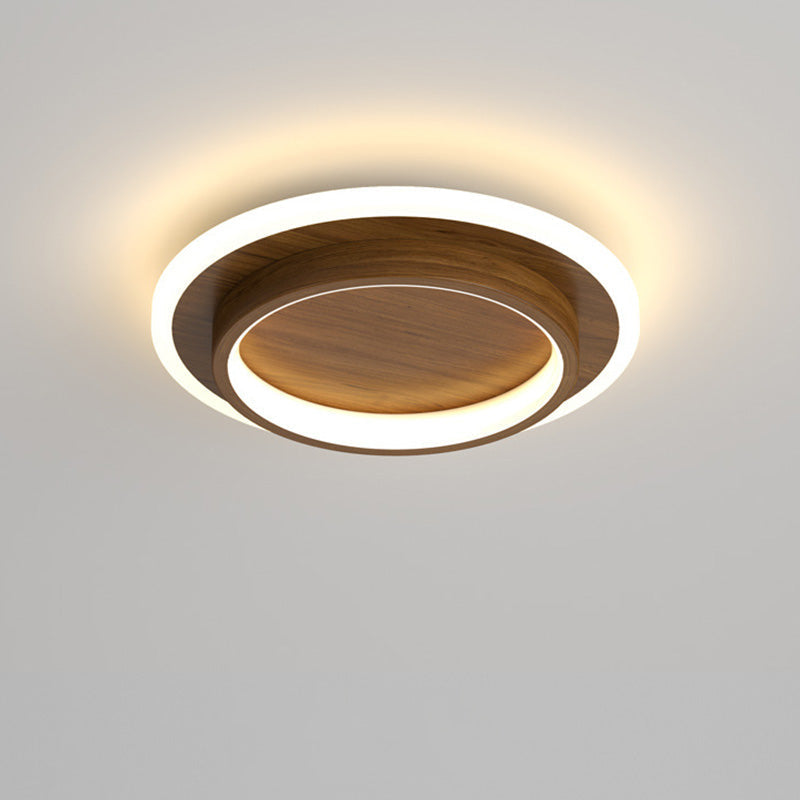 Flush Mount LED Disk Light 10W 20W Ultra-Slim 2 in Profile Black White for Low Ceilings Bedroom Hallway Foyer Apartment Living Room Modern H