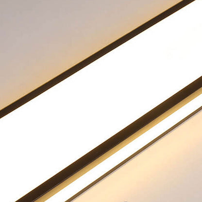 Sleek Rectangular LED Ceiling Light Fixture — Modern Acrylic Flush Mount for Bedroom, Hallway & Living Room