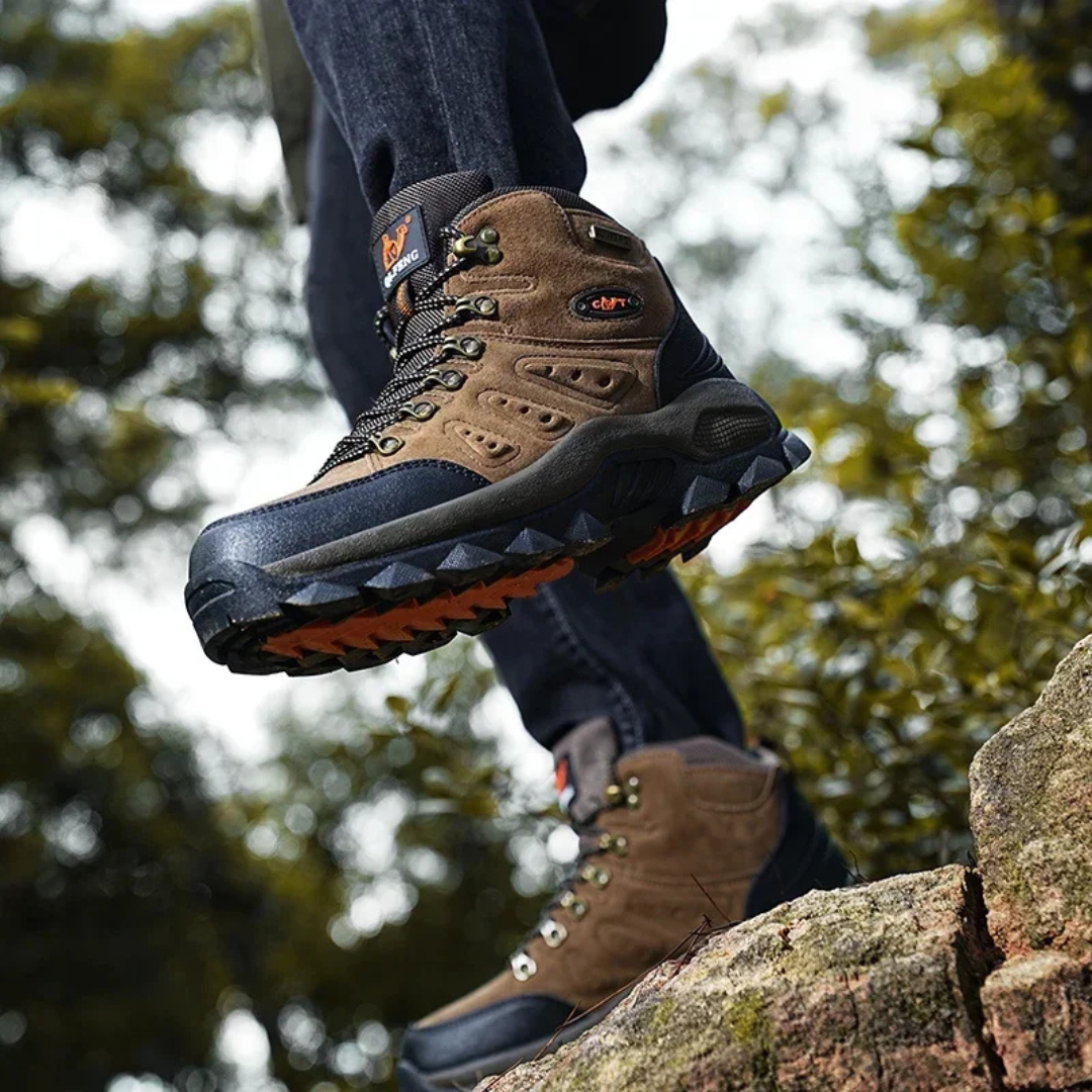 Waterproof Hiking Shoes with Orthopedic Support & Non-Slip Sole for Men & Women