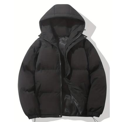 Hooded Puffer Jacket for Women – Water-Resistant Quilted Winter Coat with Side Pockets for Everyday Wear, Travel & Outdoor Activities