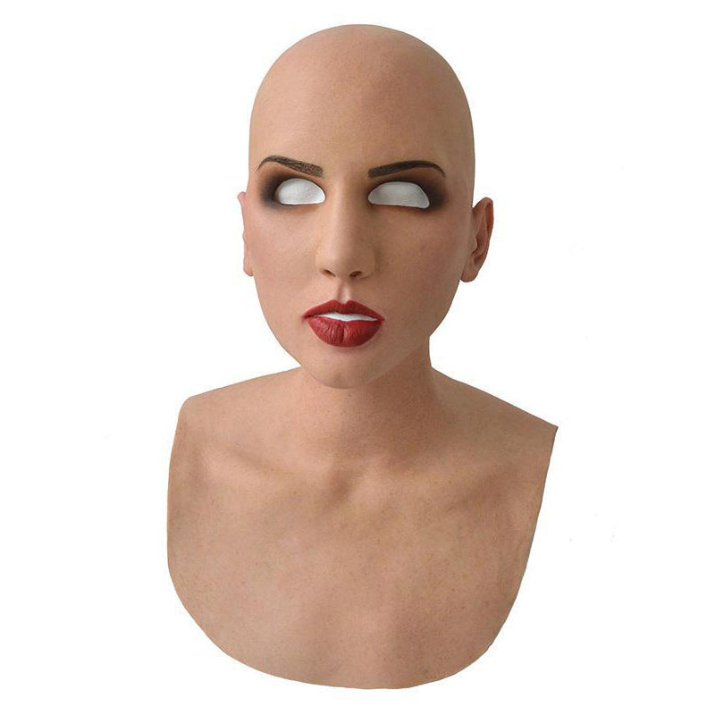 Full Face Character Mask for Adults – Natural Latex Costume Headpiece for Halloween, Theater & Cosplay Events