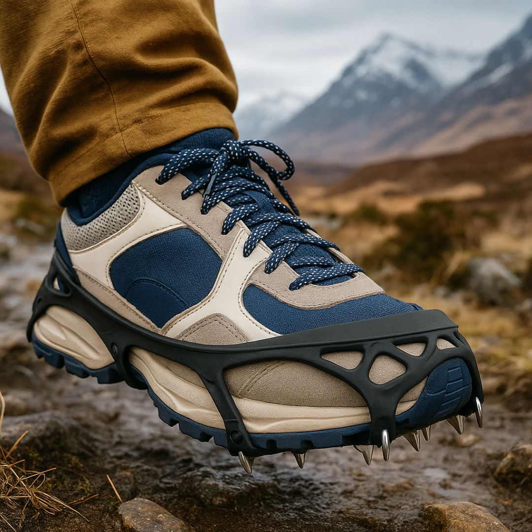 Ice Traction Cleats for Shoes & Boots – Walk Safe on Snow & Ice | Winter Grip Spikes for Men & Women