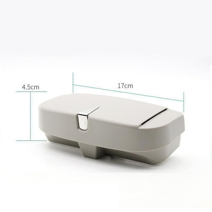 Organisateur de lunettes pour pare-soleil de voiture – Porte-lunettes à ouverture tactile pour SUV et camion