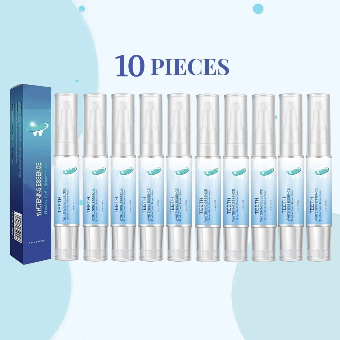 Whitening Pen for Teeth Stain Removal with Precision Brush Applicator for Home Use Enamel Safe Gentle Formula No Sensitivity Travel Size