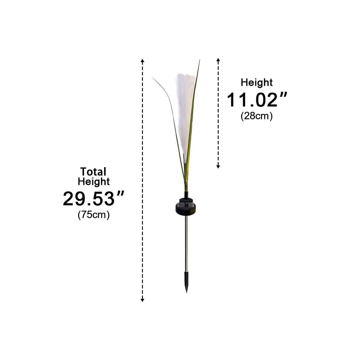REEDGLOW – Solar Reed Pathway Lights for Serene Garden Ambience