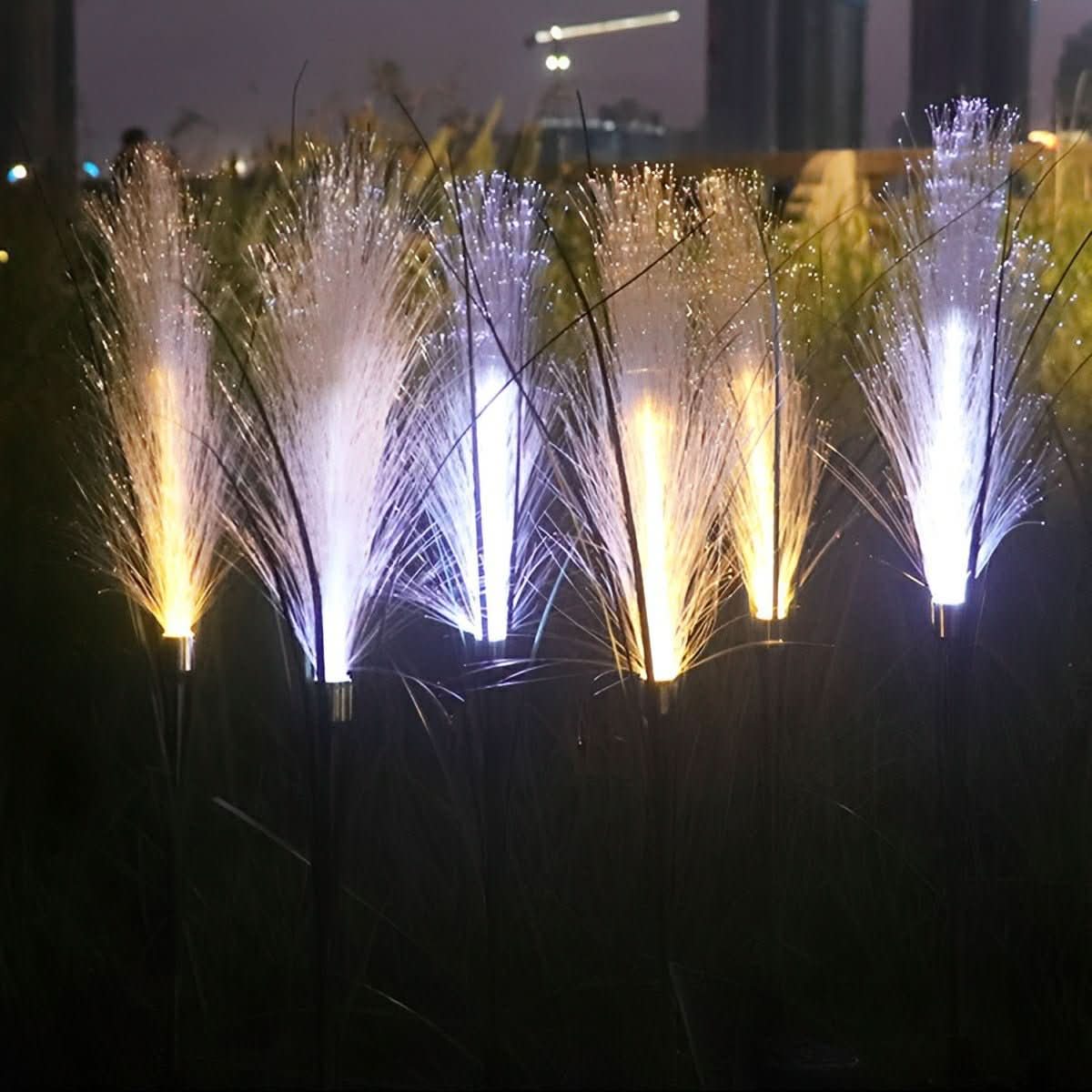 REEDGLOW – Solar Reed Pathway Lights for Serene Garden Ambience