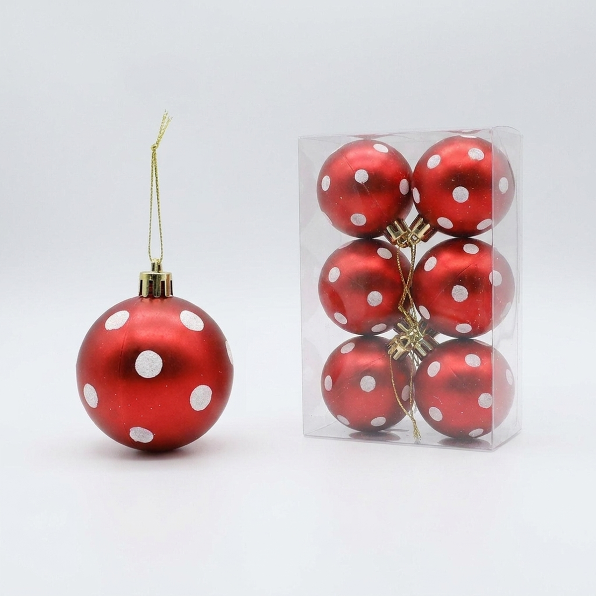 FLAKEORN – Christmas Table Baubles Set for Elegant Holiday Decor