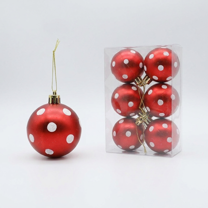 FLAKEORN – Christmas Table Baubles Set for Elegant Holiday Decor