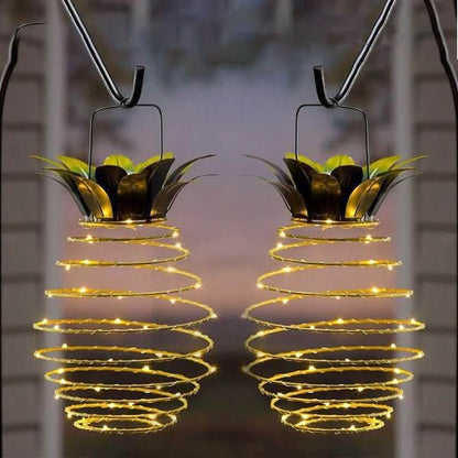 TROPICBEAM – Lanterne solaire ananas pour une lueur de soirée chaleureuse