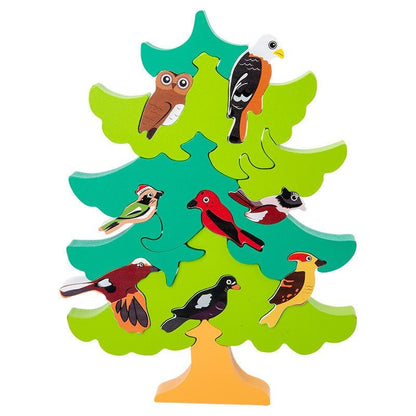 Wooden Educational Jigsaw Puzzle 96-Piece for Kids 4-6 Years with Animal Shapes and Learning Benefits
