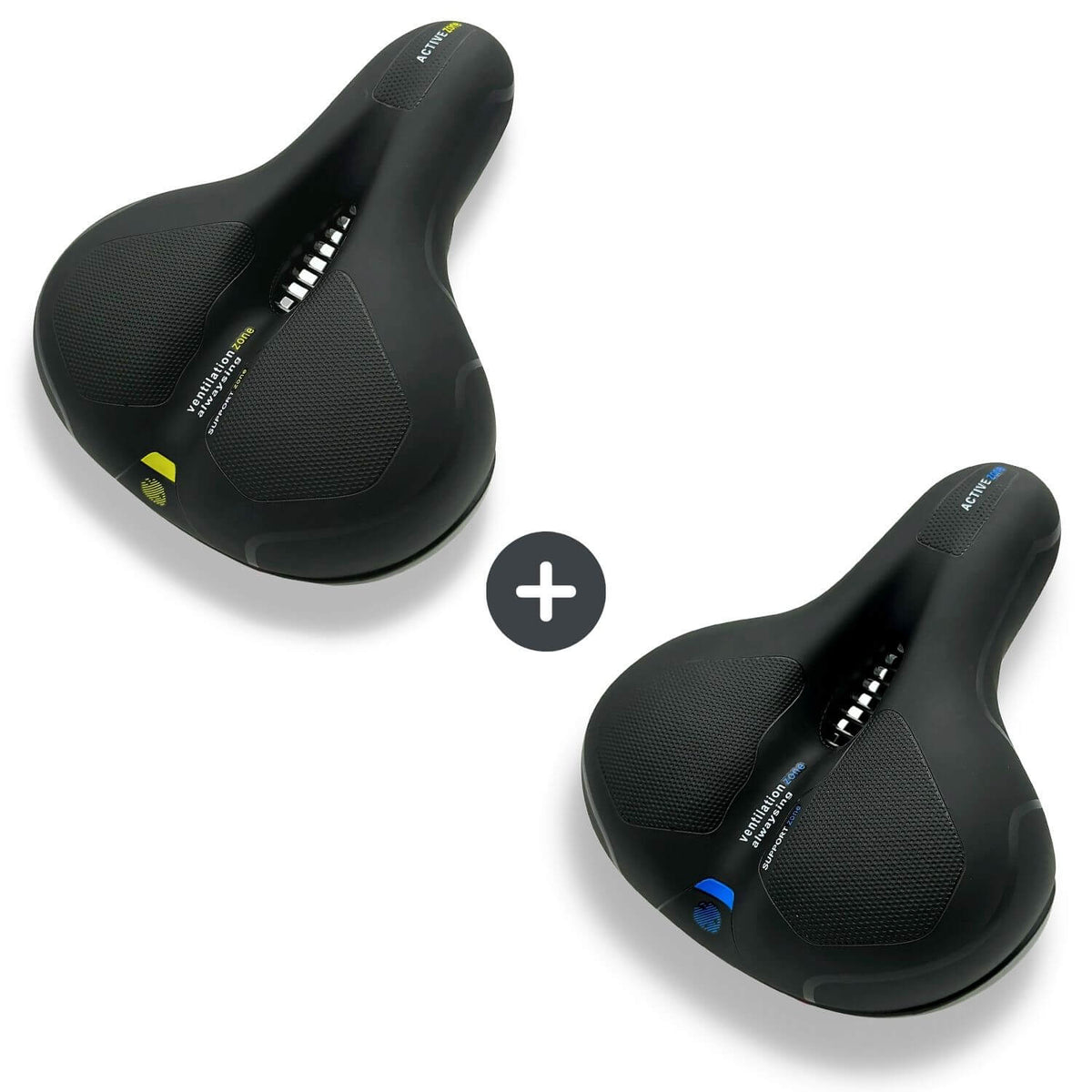 Memory Foam Bike Seat with Pressure Relief & Gel Cushioning for Road, Mountain & Commuter Bicycles – Ergonomic Saddle for Men & Women