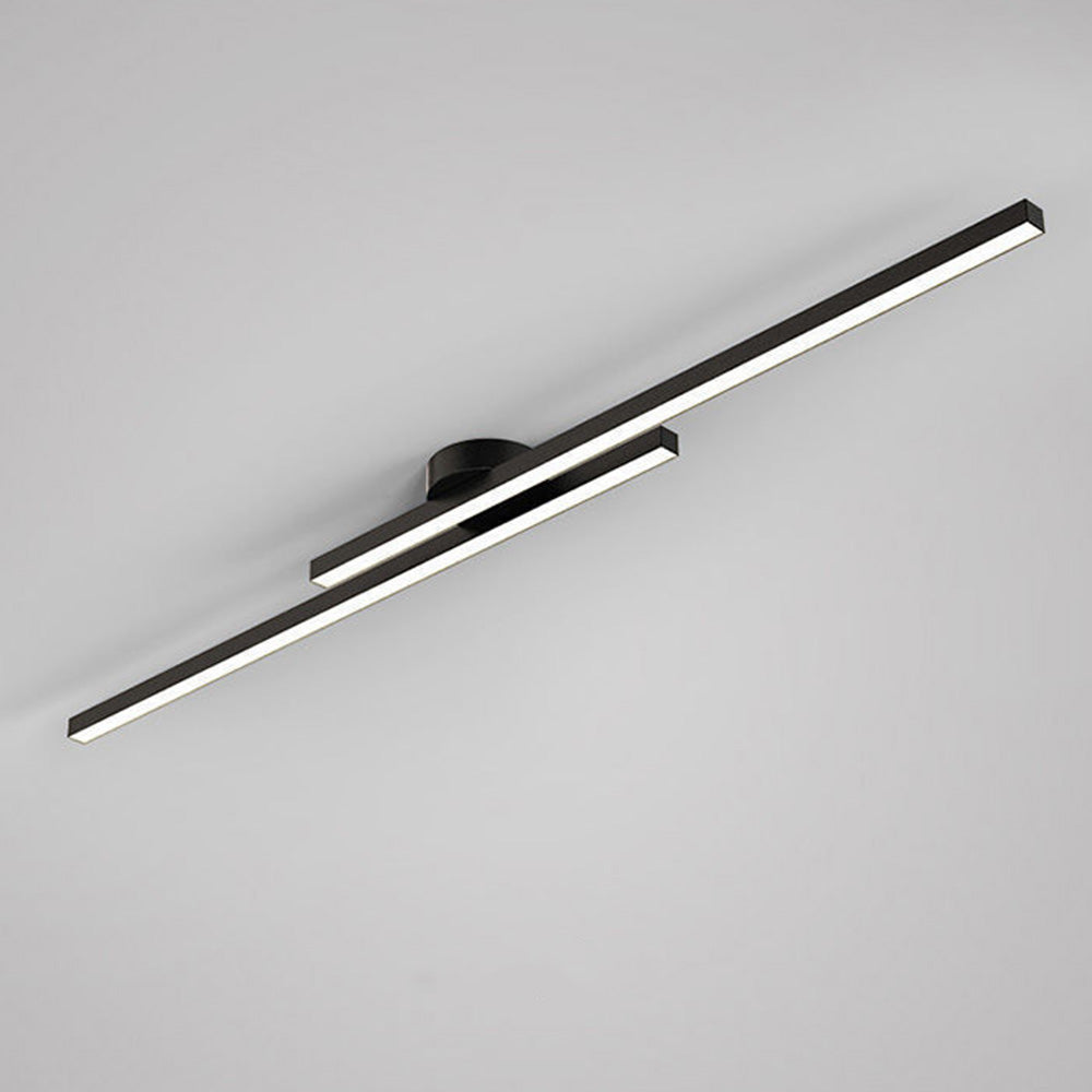 Plafonnier LED encastré — Disque rond à profil bas de 21 cm pour chambre, couloir, entrée — Montage en surface moderne en aluminium et acrylique avec
