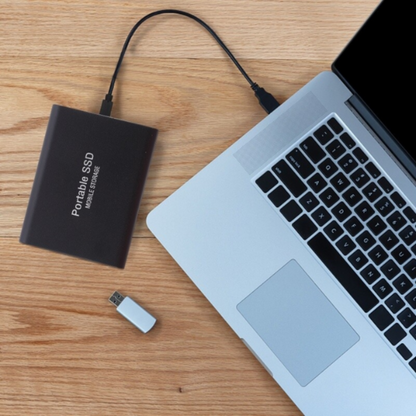 SSD portable USB, vitesse de lecture 1050 Mo/s, capacité de stockage 1 To, boîtier résistant aux chocs pour Mac, Windows, Android, jeux et sauvegarde