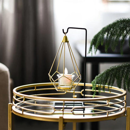 Aetheria Lantern - Iron Candle Holder