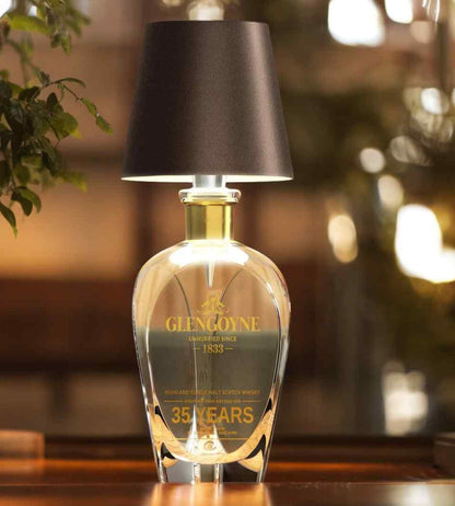 Lampe LED rechargeable pour bouteille, 14 cm, sans fil, lumière chaude, bouchon en aluminium pour bouteilles de vin, décoration de table intérieure et extérieure, sans fil