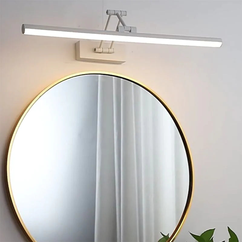 LED Vanity Light Fixture with 3 Color Modes for Bathroom Mirror 39 in Black Wall Mount IP44 Rated Modern Linear Lighting Bar for Makeup Groo