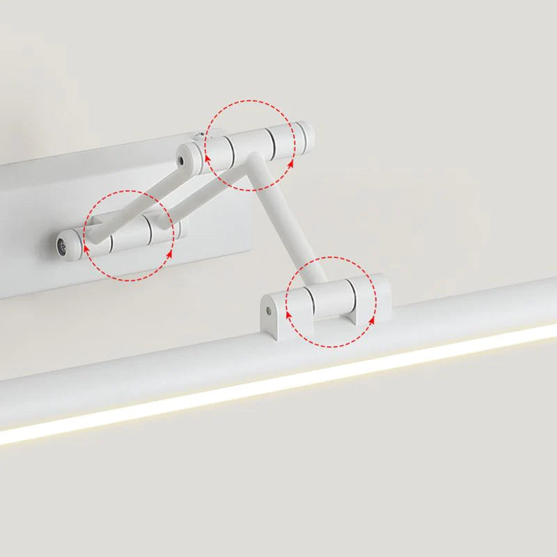 LED Vanity Light Fixture with 3 Color Modes for Bathroom Mirror 39 in Black Wall Mount IP44 Rated Modern Linear Lighting Bar for Makeup Groo
