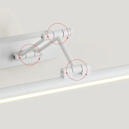Adjustable Linear Wall Sconce LED Modern Minimalist Indoor Lighting Fixture for Hallway Bedroom Bathroom