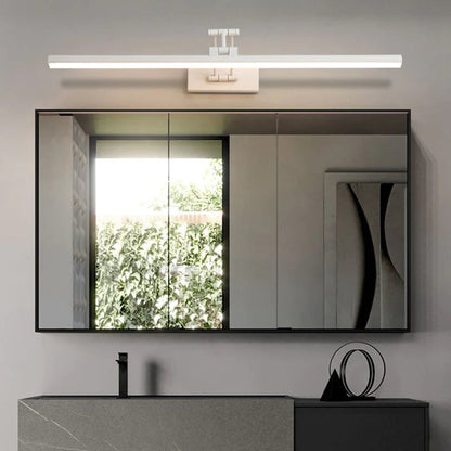 LED Vanity Light Fixture with 3 Color Modes for Bathroom Mirror 39 in Black Wall Mount IP44 Rated Modern Linear Lighting Bar for Makeup Groo