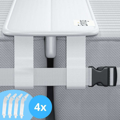 Pont de lit en mousse pour matelas séparés 79 po, convertisseur de lit jumeau en très grand lit (King), éliminateur d'espace blanc, sangle antidérapante, stabilisateur de surface de sommeil pour chambre de couple