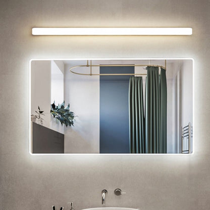 Applique murale de salle de bain moderne à LED, barre lumineuse en acrylique blanc pour miroir, indice de protection IP44