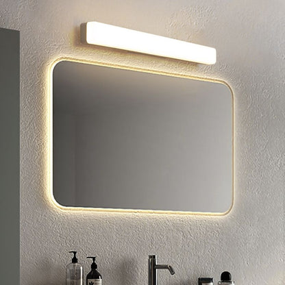 Applique murale de salle de bain moderne à LED, barre lumineuse en acrylique blanc pour miroir, indice de protection IP44