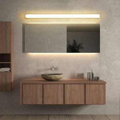 Applique murale de salle de bain moderne à LED, barre lumineuse en acrylique blanc pour miroir, indice de protection IP44