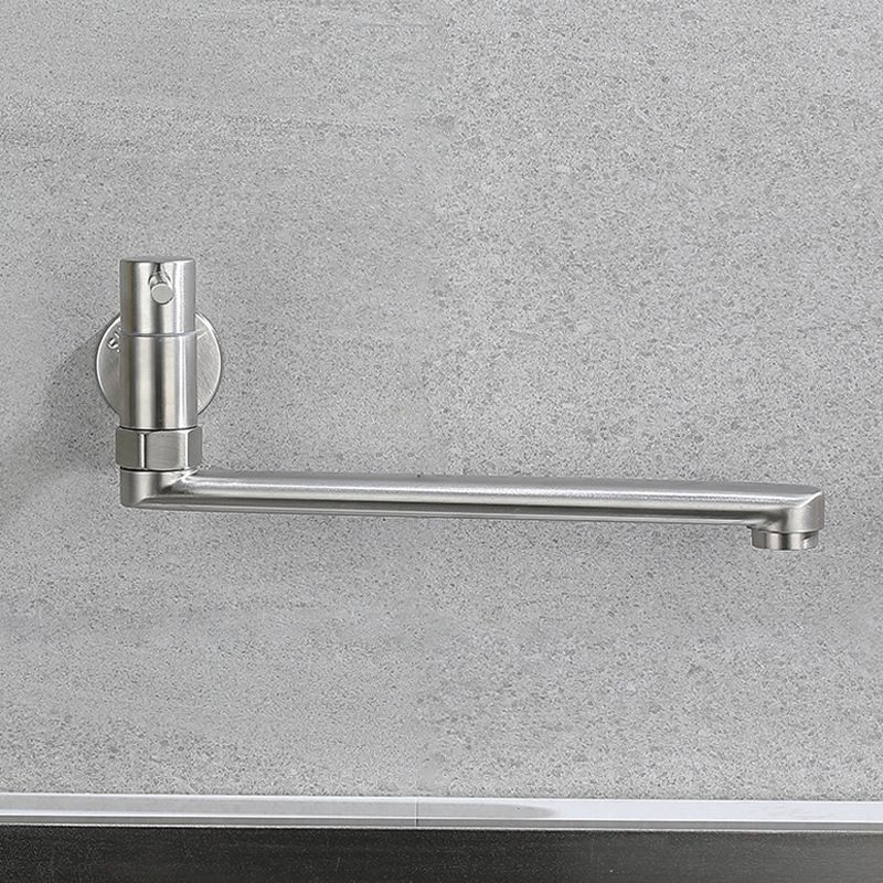Robinet pivotant mural en acier inoxydable – Remplisseur de casseroles monocommande pour cuisine