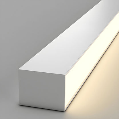 Plafonnier LED linéaire à montage encastré de 47 pouces, luminaire noir pour chambre, salon, couloir, éclairage domestique minimaliste contemporain