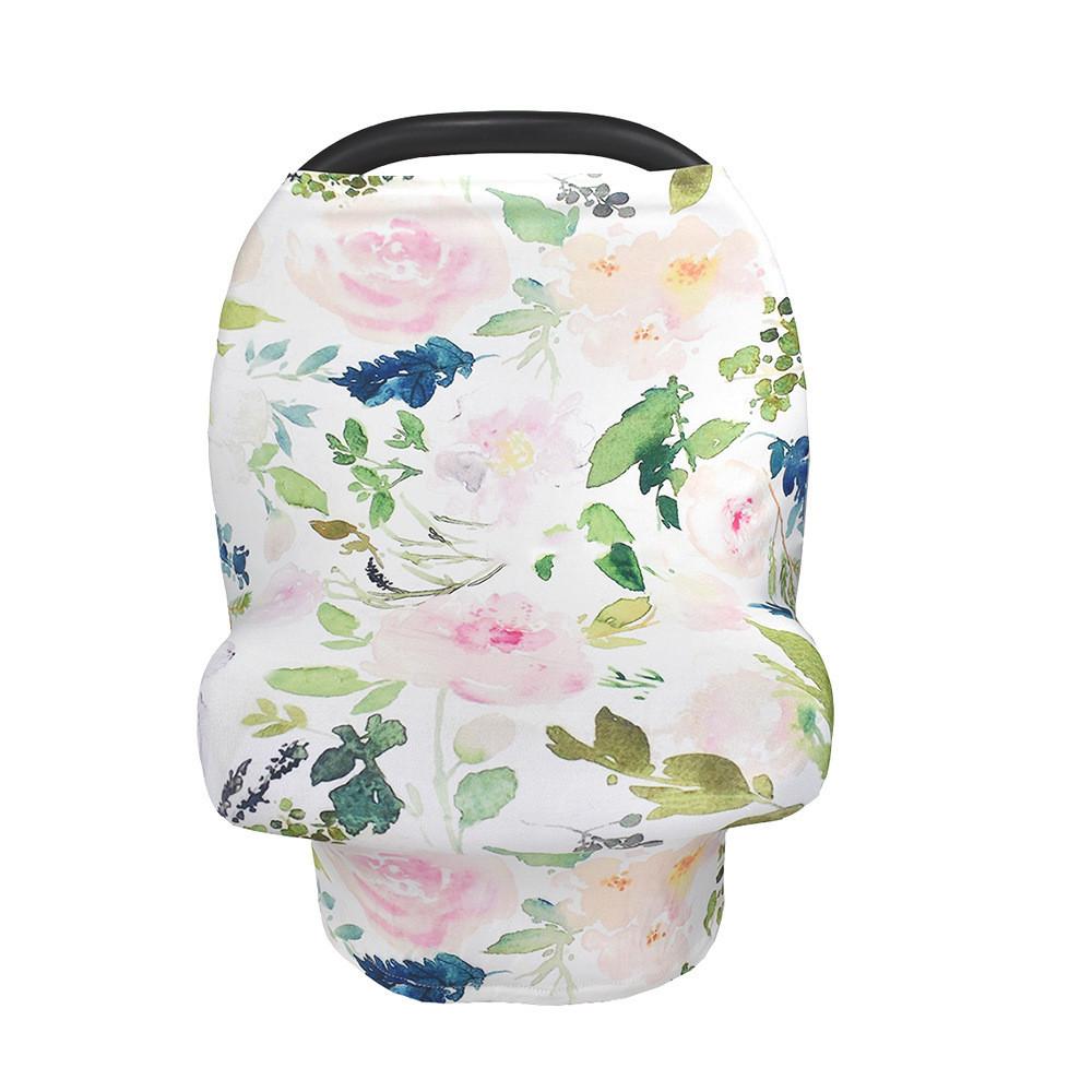 Stretchy Multi-Use Nursing Cover for Breastfeeding Privacy & Infant Car Seat Canopy