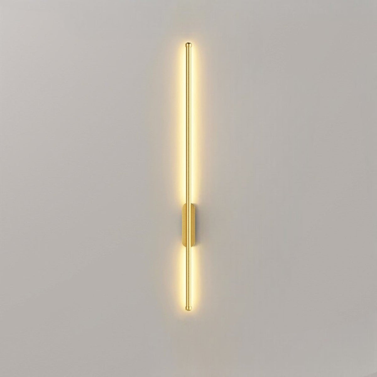 Vertical LED Wall Sconce 24 Inch Aluminum Minimalist Accent Light for Bedroom Hallway Living Room Modern Scandinavian Linear Strip Fixture W