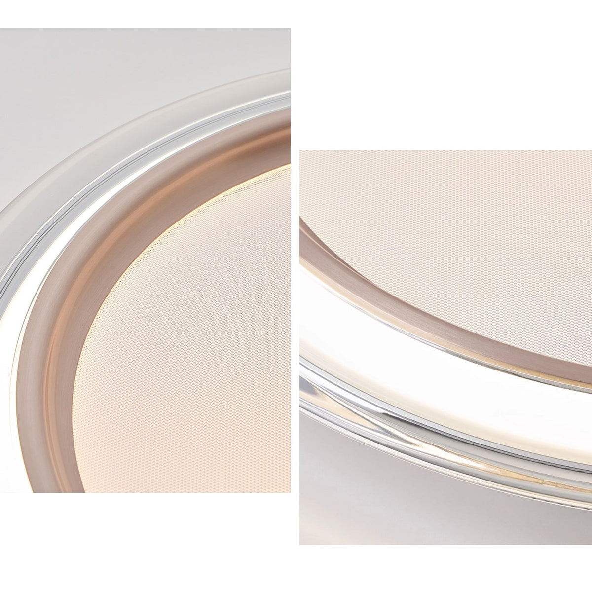 Plafonnier LED encastré rond 14 pouces, luminaire filaire pour chambre à coucher, profil bas 2700K 25 Watts, diffuseur en acrylique, éclairage domestique contemporain