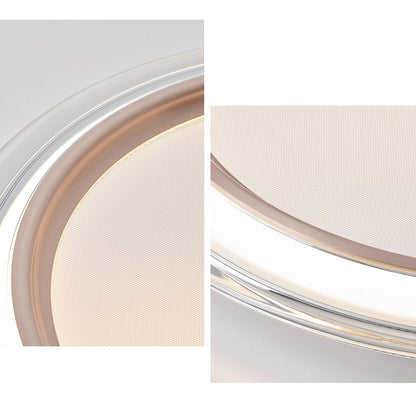 Plafonnier LED encastré rond 14 pouces, luminaire filaire pour chambre à coucher, profil bas 2700K 25 Watts, diffuseur en acrylique, éclairage domestique contemporain