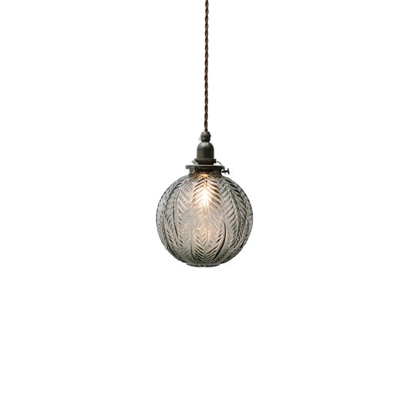 Glass Drop Ceiling Light 6-Inch Shade Adjustable 79-Inch Cord for Kitchen Island Dining Room Bar Counter Modern Minimalist Hanging Fixture